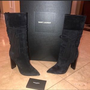 Saint Laurent Suede Boots